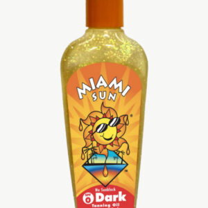 Miami Sun Dark Tanning Oil Glitter Gel.