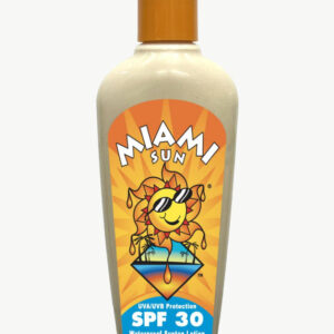 Miami Sun SPF 30 waterproof lotion.