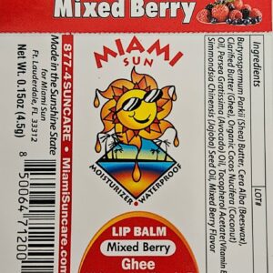 Miami Sun Mixed Berry Lip Balm